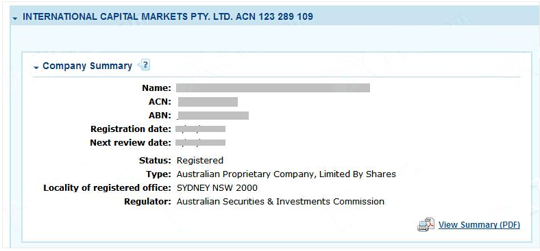 澳大利亚证券及投资委员会（ASIC）监管介绍