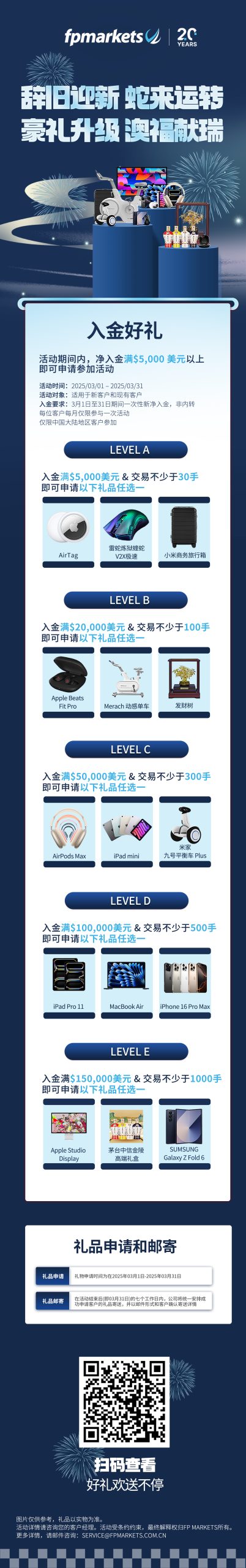 FP Markets澳福 | 辞旧迎新，蛇来运转 ! 豪礼升级，澳福献瑞